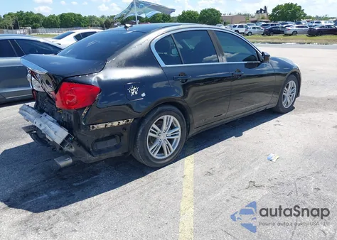 2012 Infiniti G25 Journey z USA, uszkodzony, nr VIN JN1DV6APXCM812553